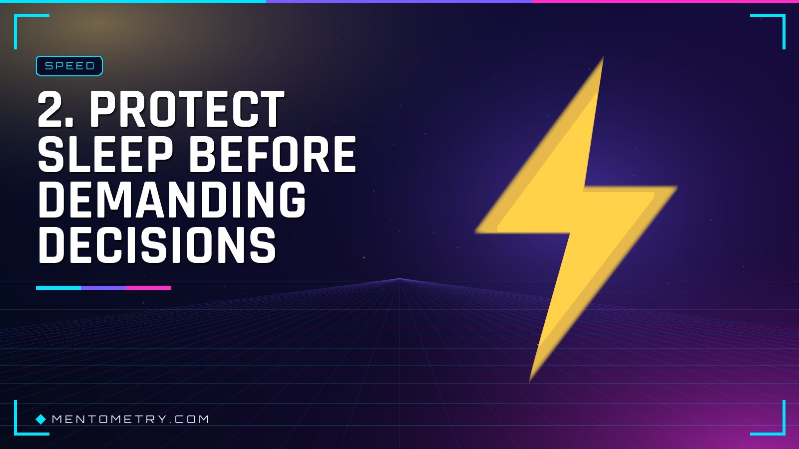 2. Protect Sleep Before Demanding Decisions