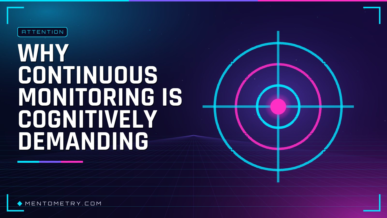 Why continuous monitoring is cognitively demanding