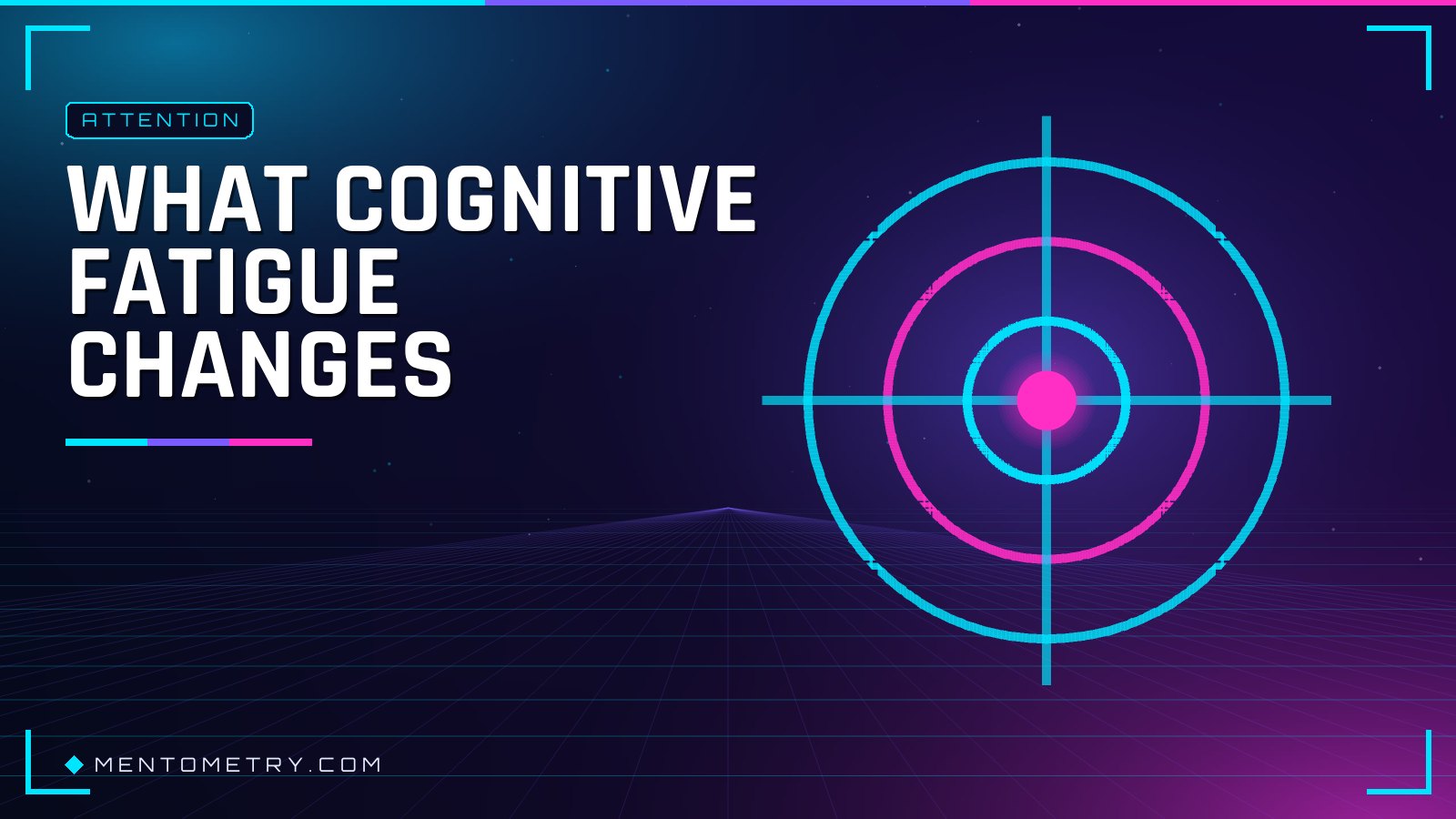 What cognitive fatigue changes