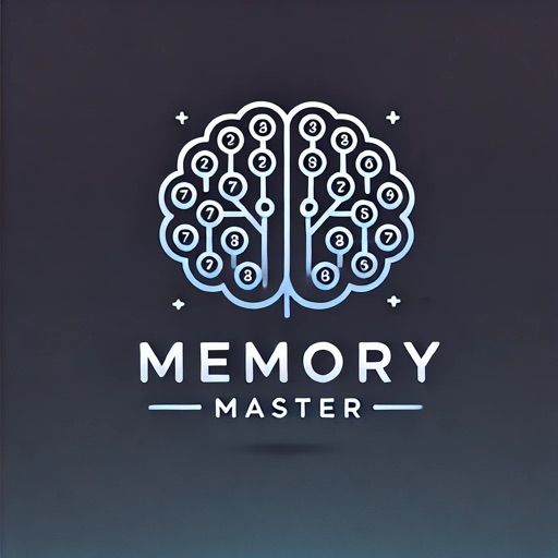 Number and word memory trainer cover