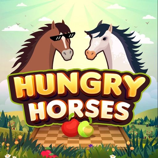 Hungry Horses - Chess Puzzles cover