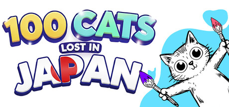 100 Cats Lost In Japan Find & Color cover