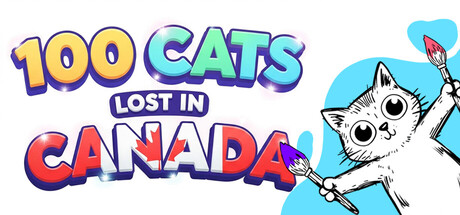 100 Cats Lost In Canada Find & Color cover