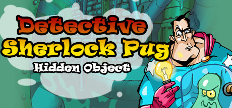 Detective Sherlock Pug - Hidden Object. Relaxing games cover